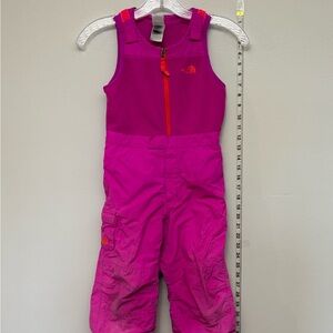 The North Face Toddler 4T Pink Snow Bibs Insulated Ski Snow Pants